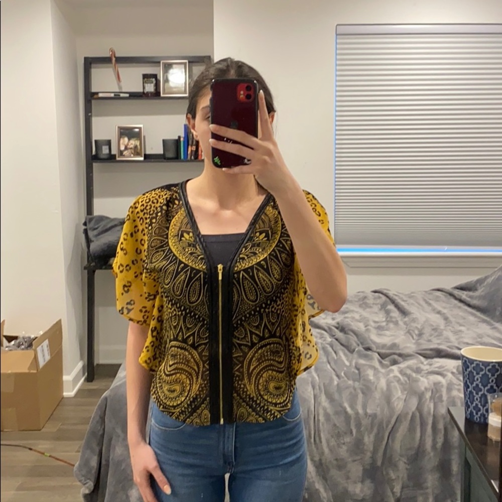 Bebe butterfly cardigan size small